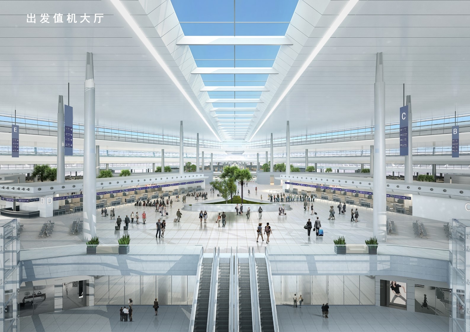 长沙机场改扩建工程设计方案公布 T3航站楼将建飞行区观景平台542899_ 长沙机场改扩建工程设计方案公布 T3航站楼将建飞行区观景平台