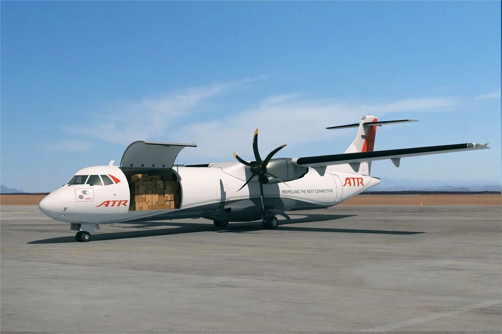 首架定制生产的全新货机ATR 72-600F获EASA认证549785_ 首架定制生产的全新货机ATR 72-600F获EASA认证
