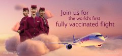卡塔尔航空执行世界上首个“全疫苗接种”航班