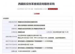 西藏航空将由地方政府控股