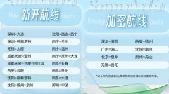飞越新航季，纵享城市之美！深圳航空2025夏秋航季新增、加密多条航线