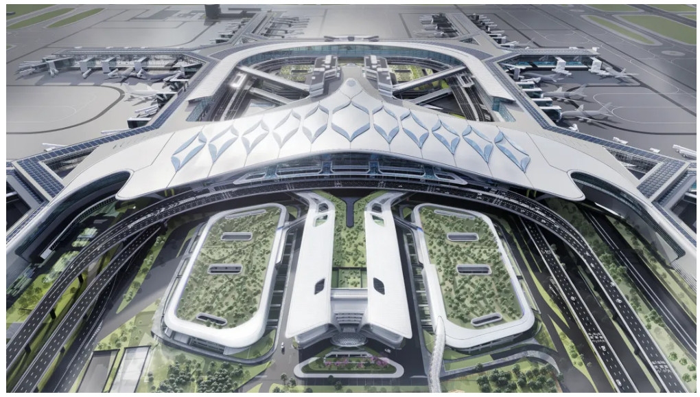 浦东机场T3航站楼效果图