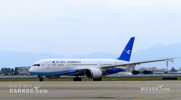 厦航被廊桥刮碰787完成检修 10月8日恢复运行