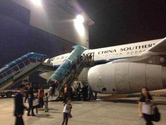 南航乘客回忆航班遭鸟击:空姐抹泪机长沉着
