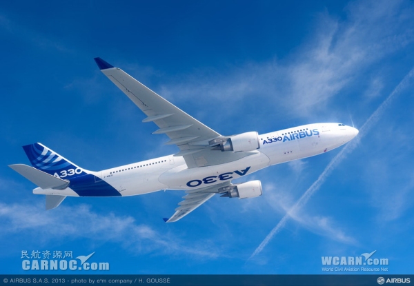 中航材与空客签购30架A330和100架A320协议