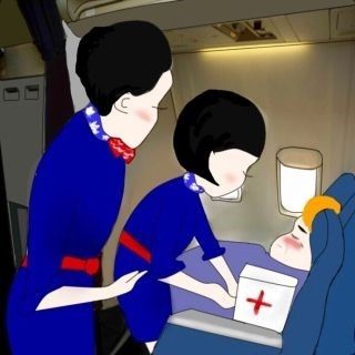 关键时刻显身手 东航山东分公司机上急救旅客374391_ 关键时刻显身手 东航山东分公司机上急救旅客