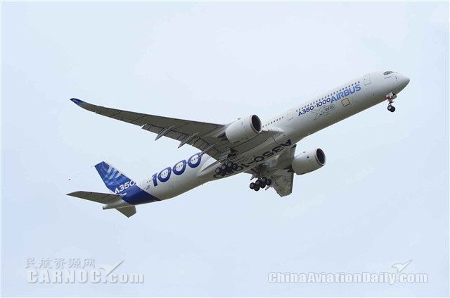 空客A350-1000飞机完成首飞 明年下半年交付