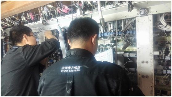 东航技术西北顺利完成5架飞机铱星改装工作
