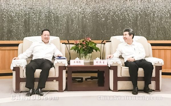 厦航董事长车尚轮率队拜会深圳市委市政府