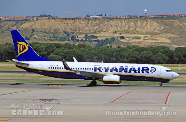瑞安航空成为欧洲第十大污染最严重的公司