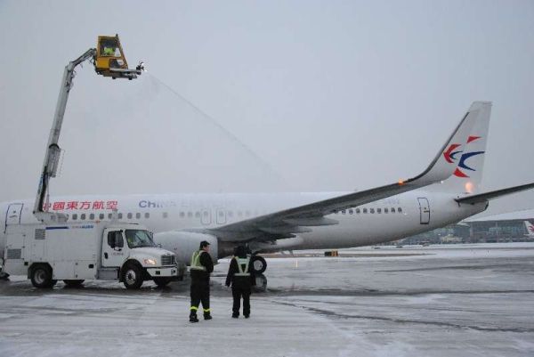 山西大雪 东航山西积极应对保障航班平稳运行
