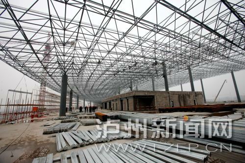 泸州机场民航土建工程已完成工程总量70%