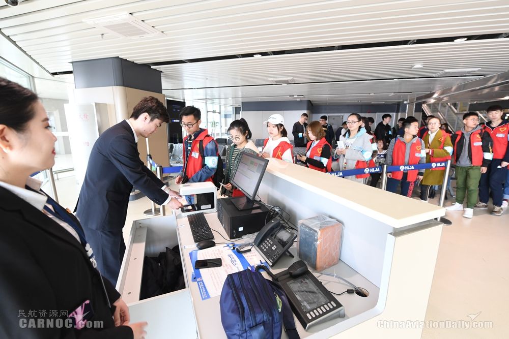 哈尔滨机场举行T2航站楼转场最后一次实战演练