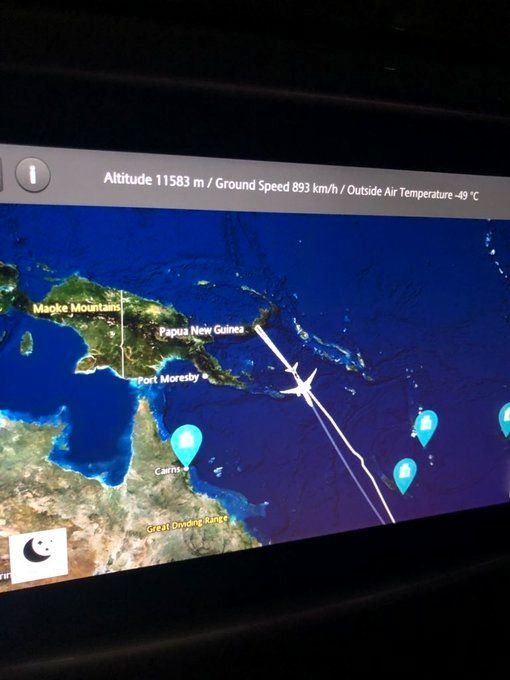 飞机无落地许可 新西兰航空飞上海航班中途返航